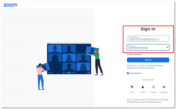 أين تذهب تسجيلات Zoom تسجيل الدخول