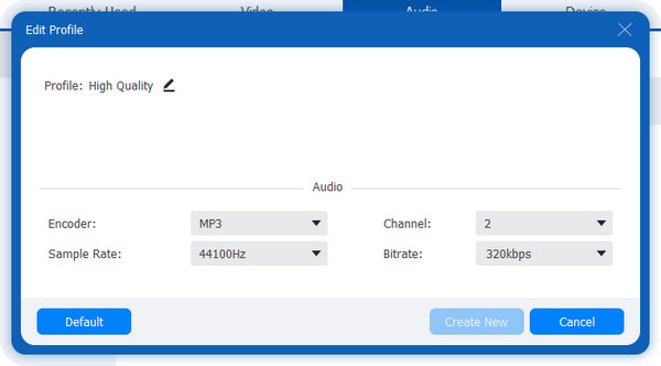 4 Vlastní profil Easysoft