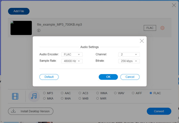 4Easysoft เลือก Flac