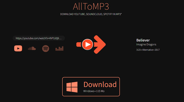 AlltoMP3 Spotify to MP3 Converter