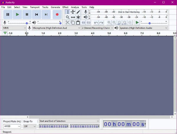 Phần mềm ghi âm nhạc Audacity