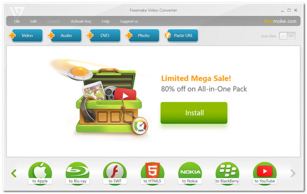 Beste gratis MP3-converter Freemake