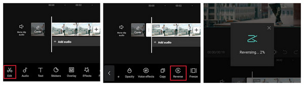 CapCut How to Reverse Video