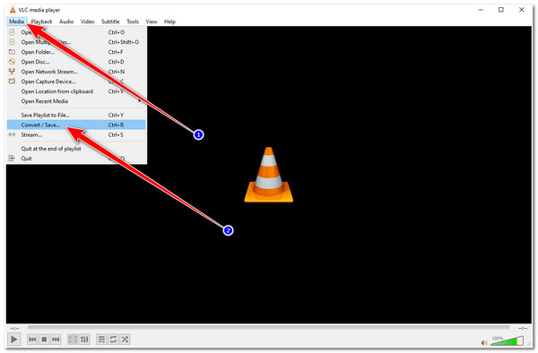 Compress MP4 Video VLC Access Convert Save