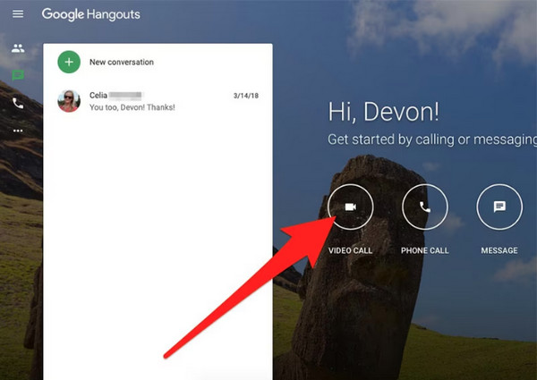 Oletus Google Hangout
