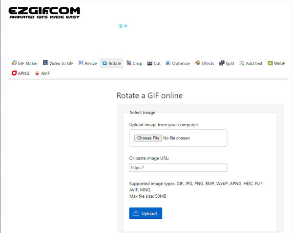 EZGIF GIF Rotator