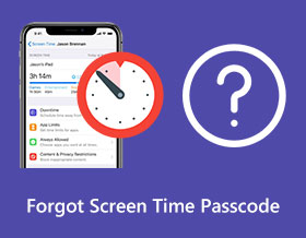 Forgot Screen Time Passcode s