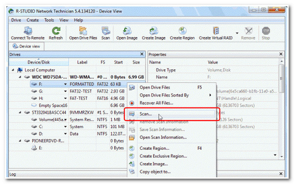 Perisian Pemulihan Data Percuma R-Studio