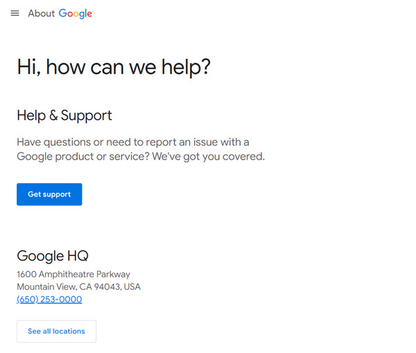 การสนับสนุน Gmail กู้คืนอีเมล Gmail