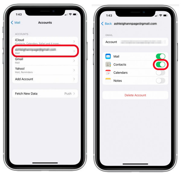Gmail Synkroniser Gmail-kontakter