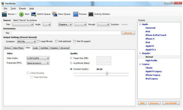 Handbrake MKV to AVI Converter