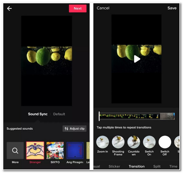 Jak udělat přechod na TikTok TikTok přechodový efekt