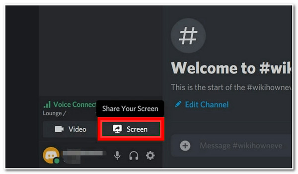 Jak przesyłać strumieniowo Switch na Discord Discord Select Screen