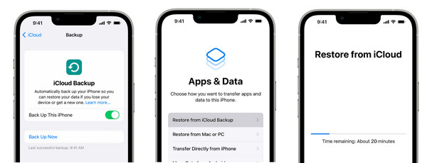 iCloud-varmuuskopio