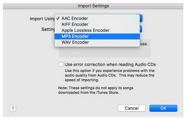 iTunes M4A až MP3