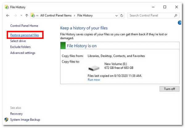 Recover Recycle Bin Windows Access Backup