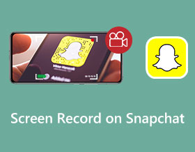 Screen Record on Snapchat s
