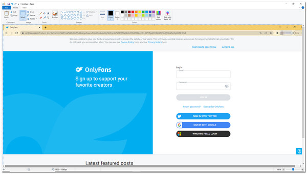 Screenshot Onlyfans Windows Print Screen