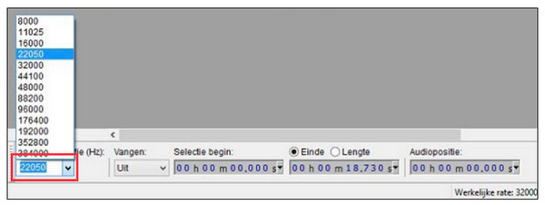 Set Sample Rate