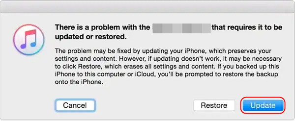 iTunes Restore iPad