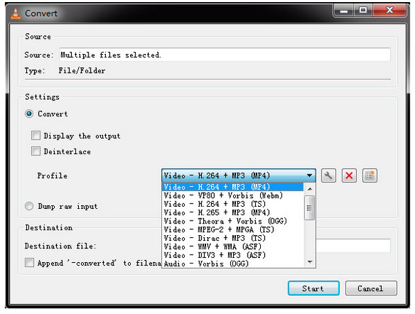 Lettore multimediale VLC
