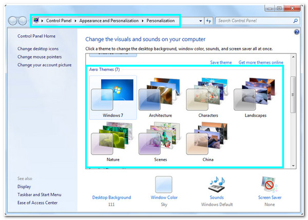 Dayakan Tema Aero pada Windows 7