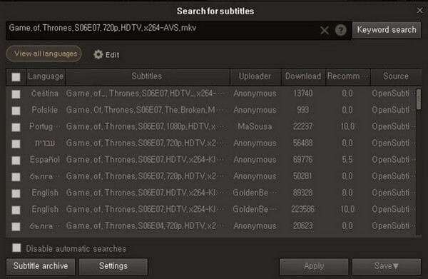Gom Player QuickTime -vaihtoehto