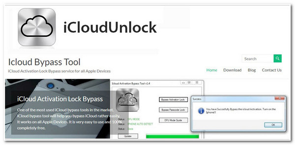 iCloud 繞過工具 iCloudUnlock