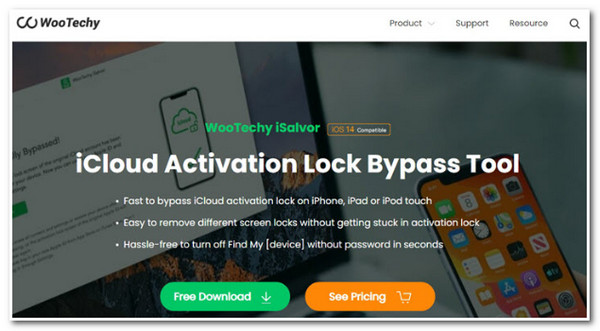 iCloud Bypass Tool Wootechy iSalvor