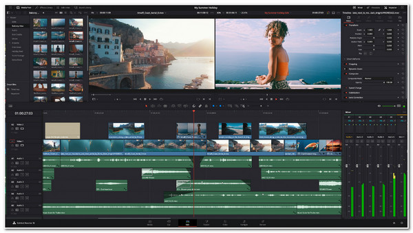 Alternativa a iMovie DaVinci Resolve 18