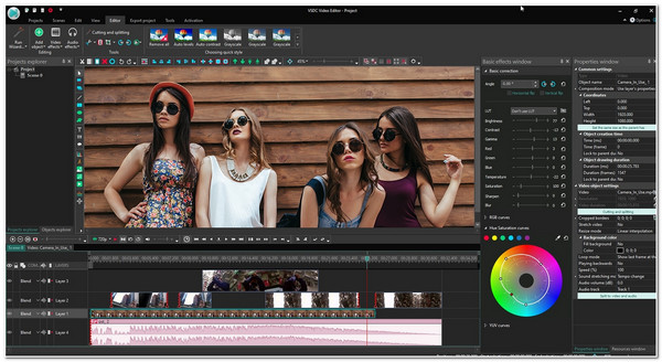 VSDC alternativo de iMovie