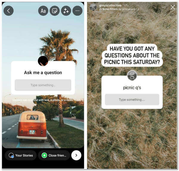 Instagram Story Ask Question Idea