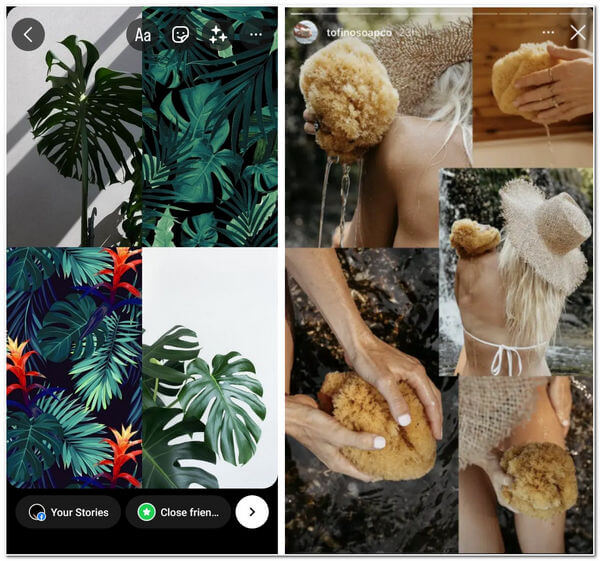 Instagram Story Collage -idea