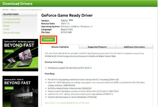 NVIDIA lataus