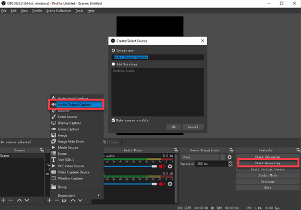 OBS-opname Discord-audio