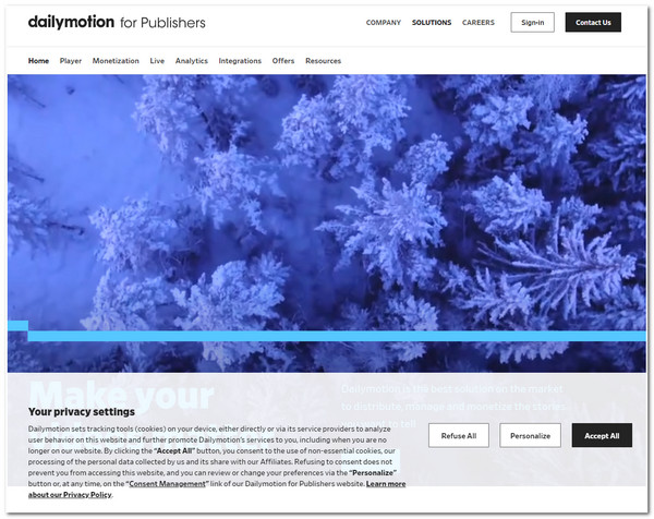 אתרי אירוח וידאו DailyMotion