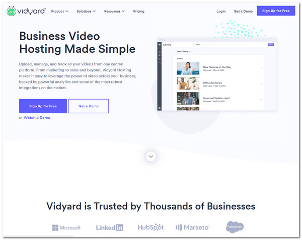 Video Hosting Sites Vidyard