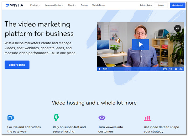 Video Hosting Sites Wistia