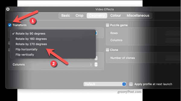 VLC Mac Rotate Video