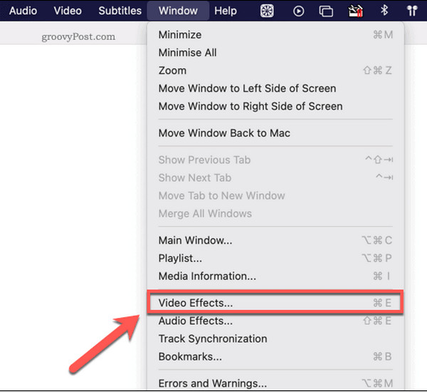 VLC Mac Video Effects