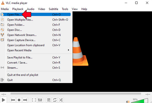 VLC Part Open File