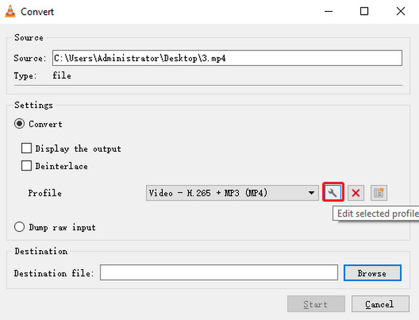 VLC Windows Convert Save