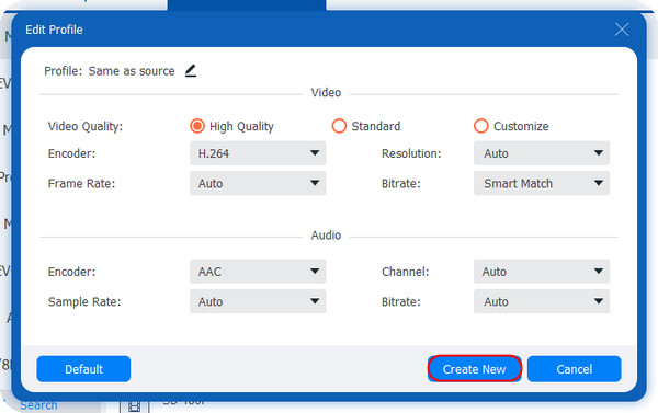 4Easysoft Adjust Settings