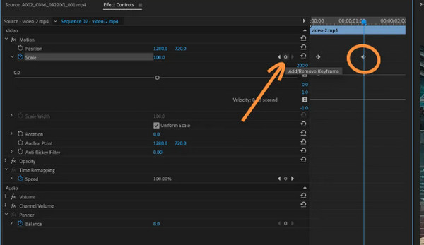 Adobe Premiere Pro Vedä päätepisteeseen