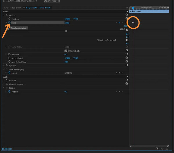 Adobe Premiere Pro asettaa lähtökohdan
