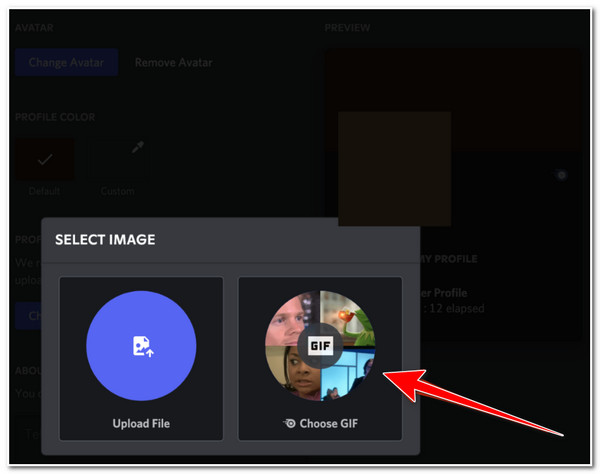 Discord GIF PFP Discord Scegli GIF