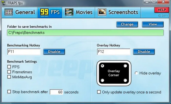 Fraps Screen Recorder