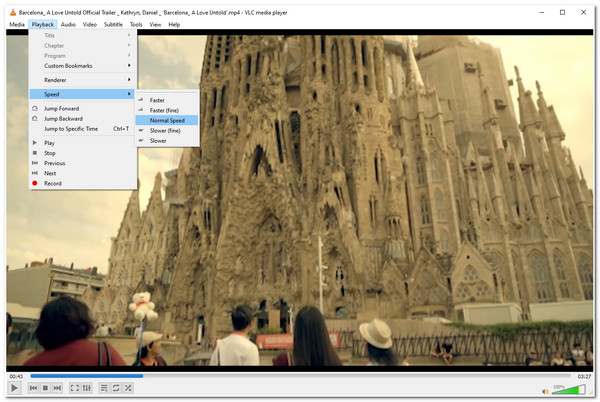Slow motion videoafspiller VLC