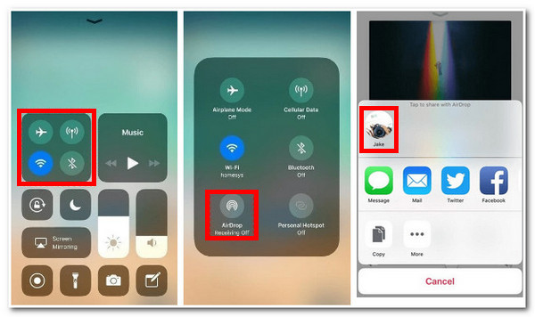 โอนเพลย์ลิสต์ iPhone โอนเพลย์ลิสต์โดยใช้ Airdrop