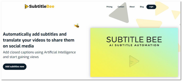 Video Subtitle Generator SubtitleBee